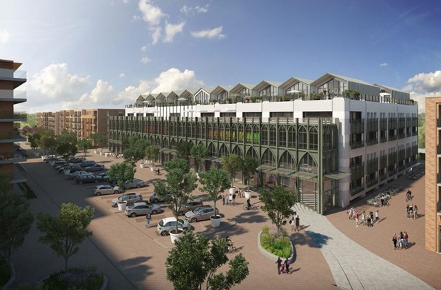 Foto 2: Haarlem - Menno Simonszplein - Foto 2