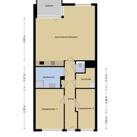 Oud-Beijerland, Vierwiekenplein, 3-kamer appartement - foto 4