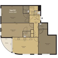 Amsterdam, Cruquiusweg, 4-kamer appartement - foto 6