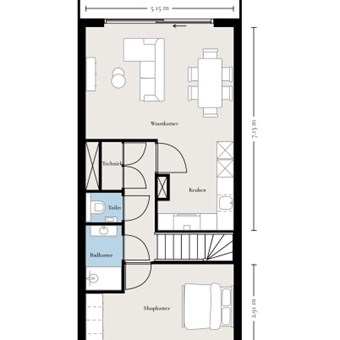 Haarlem, Monteverdistraat, 2-kamer appartement - foto 3