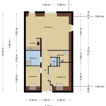 Ede, Verlengde Amsterdamseweg, 3-kamer appartement - foto 2