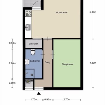 Veldhoven, Oortlaan, 2-kamer appartement - foto 2