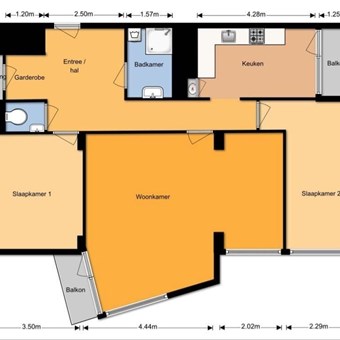 Maastricht, Oranjeplein, 3-kamer appartement - foto 2