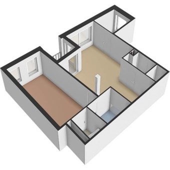 Bergen op Zoom, Kettingstraat, 2-kamer appartement - foto 2