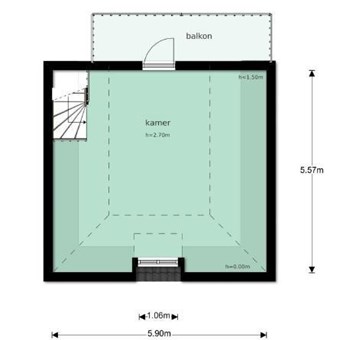 Leiden, Lange Scheistraat, 3-kamer appartement - foto 2