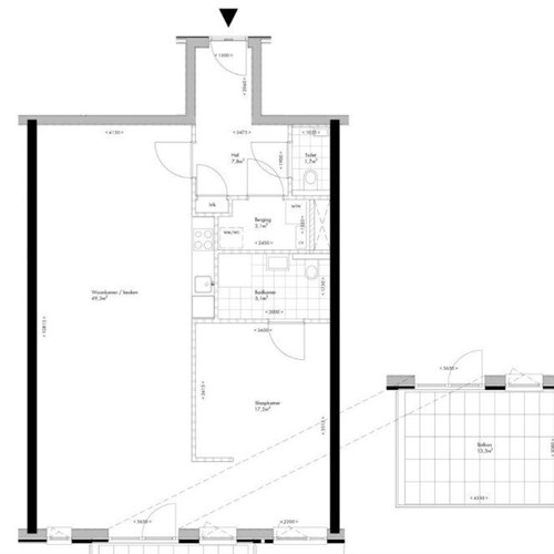 Hilversum, Langestraat, 2-kamer appartement - foto 1